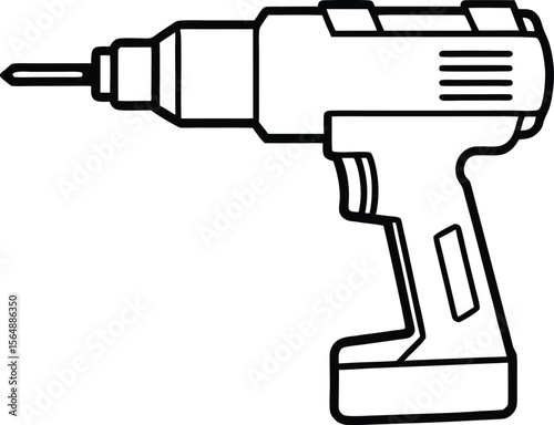 Cordless Power Drill Tool Icon