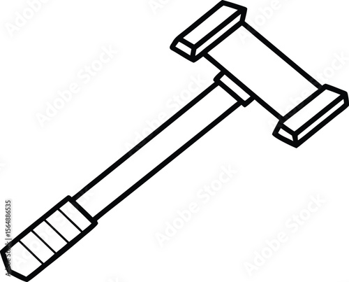 Claw Hammer Tool Outline