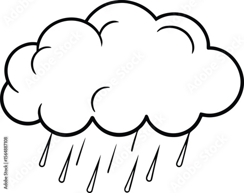 Monsoon Thunderstorm Cloud Icon