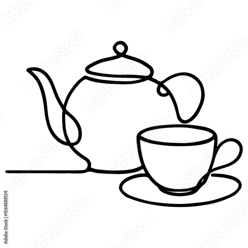 teapot and teacup