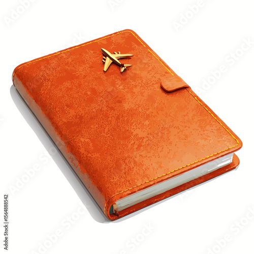Book with Plane logo 