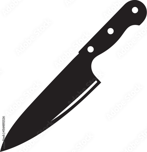 Kitchen knife icon vector