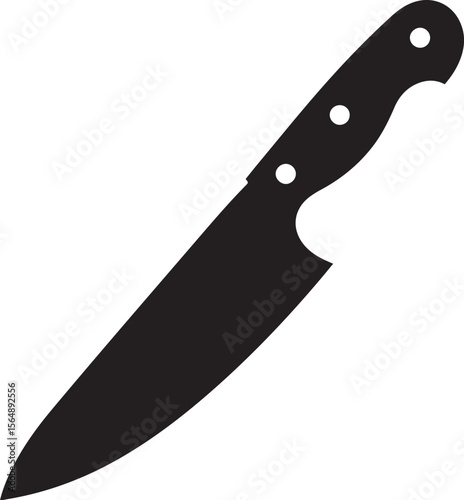 Kitchen knife icon vector