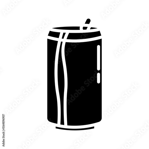 Soda icon on white background