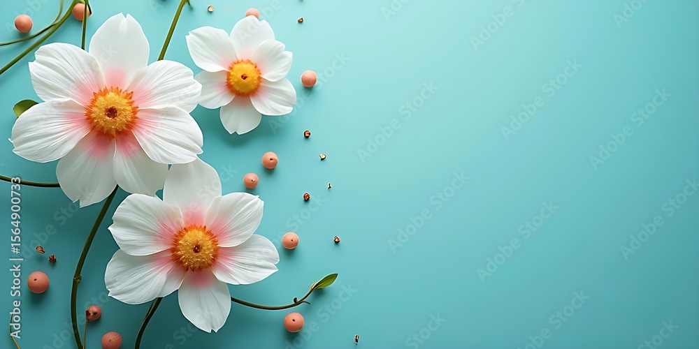 Obraz premium lily flower background