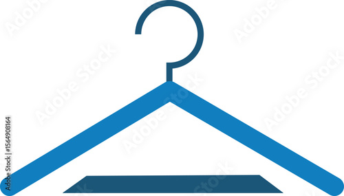 Clothes Hanger Icon, hanger The Perfect Touch for Luxury, Vector Illustration