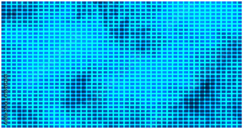 Blue background with grid and smoky shadows creates the feeling of a digital map or virtual scheme. Geometric grid emphasizes the technical style. This background is great for interface design, presen