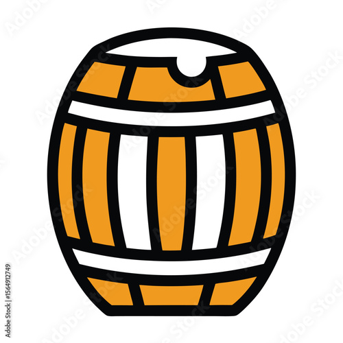 beer bottle opened icon vector on white background