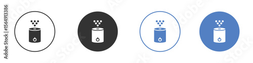Humidifier icon Thin line design. Vector Graphic. EPS 10