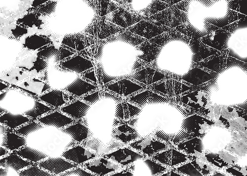 Grunge urban background. Vector. Textured banner . Futuristic digital background. Grungy effect . Abstract,splattered , dirty,cyber punk poster for your design.
