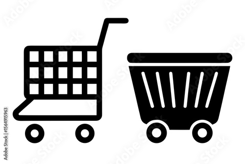 Shopping Carts, Retail, Commerce