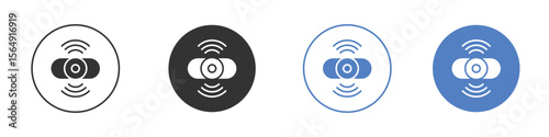 Sensor icon Thin line design. Vector Graphic. EPS 10