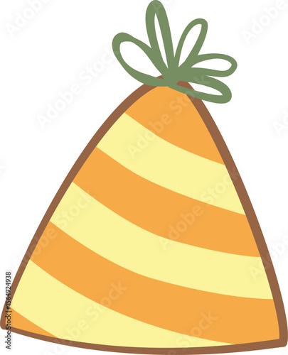 Party hat birthday, Vector illustration 
