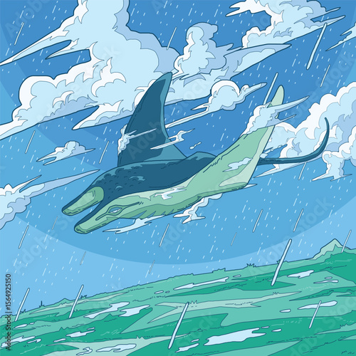 mythical manta ray