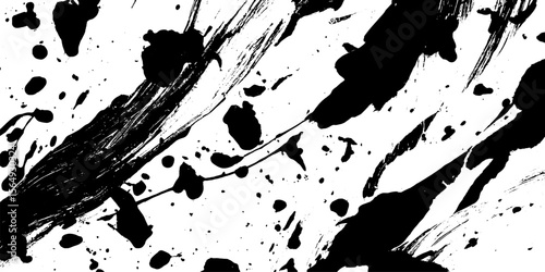 Dynamic ink flicks and sprays for creative design projects