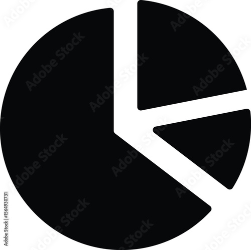 Pie Chart Icon Representing Data Segments