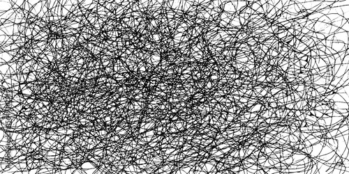 Abstract black scribbles background design for creative projects
