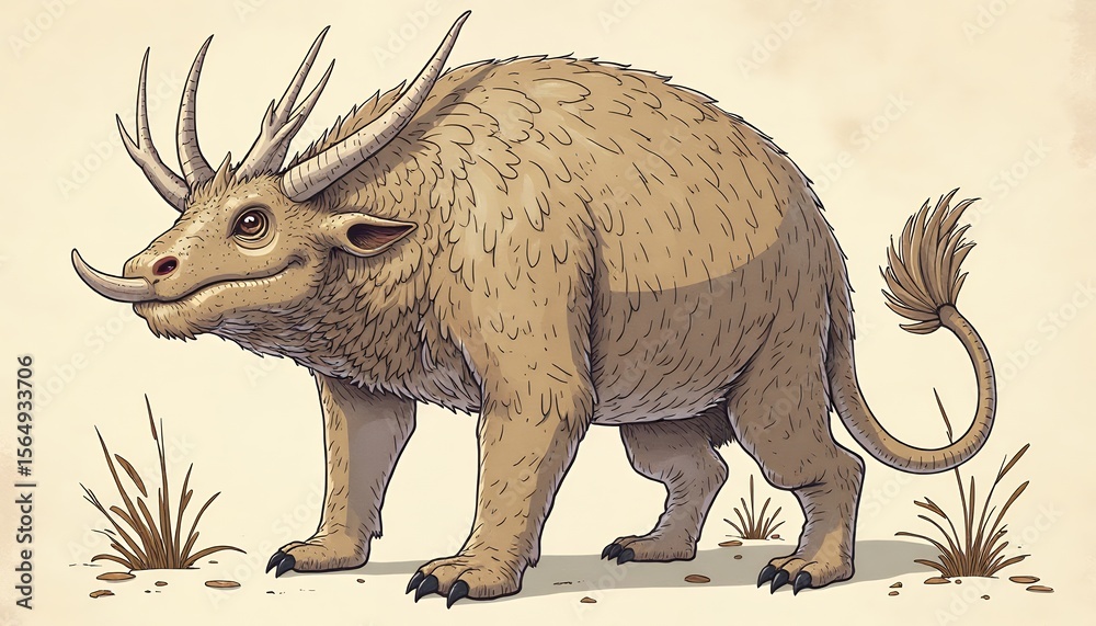 Fototapeta premium Fantasy creature illustration