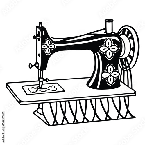 vintage sewing machine