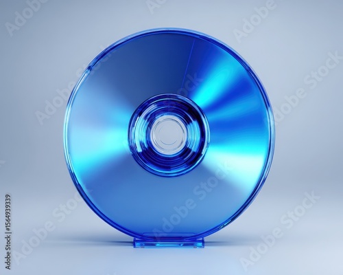 CD in Case - Audio Archive Backup Blank Background, Bulk Storage