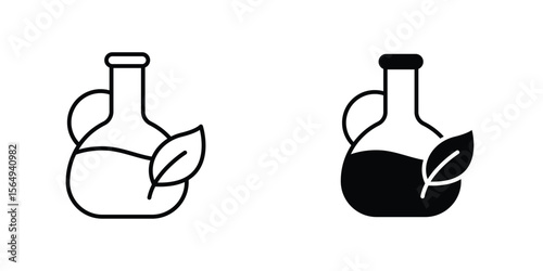 Massage oil icon design collection. Vector sign and symbol for UI designs