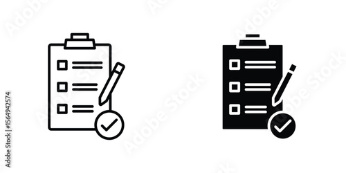 Requirements icon design collection. Vector sign and symbol for UI designs