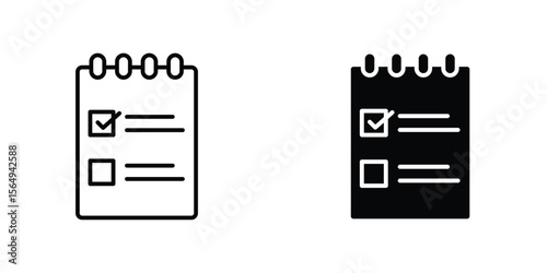 Reservation icon design collection. Vector sign and symbol for UI designs