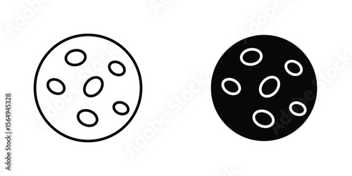 Thalassaemia icon design collection. Vector sign and symbol for UI designs