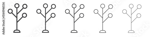 Coat Stand Icon Line graphics illustration symbol