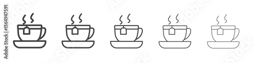 coffee cup Line graphics illustration symbol