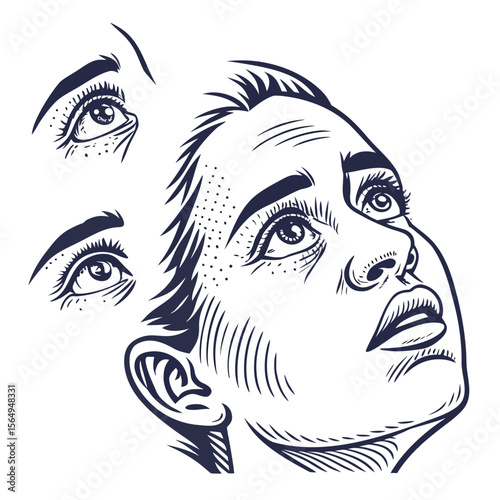 Modern Artistic Illustration Abstract Pattern. Creative Design Elements.