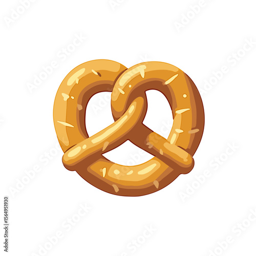 From the series "oktoberfest", Bavarian pretzel on the transparent background