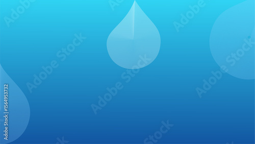 abstract blue water drop background
