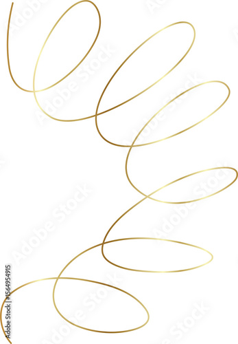 Wallpaper Mural Spiral and swirl golden line icon. Design decoration Torontodigital.ca