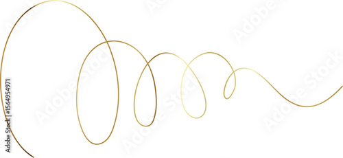 Wallpaper Mural Spiral and swirl golden line icon. Design decoration Torontodigital.ca