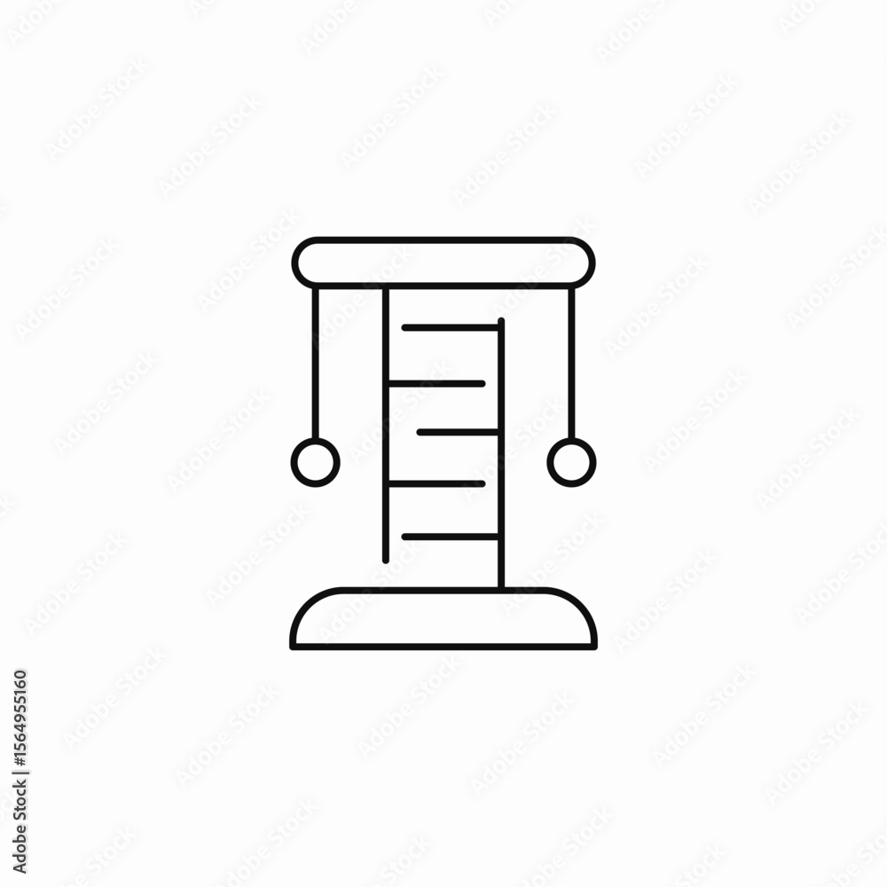 cat scratching post icon sign vector cat scratching post icon sign vector