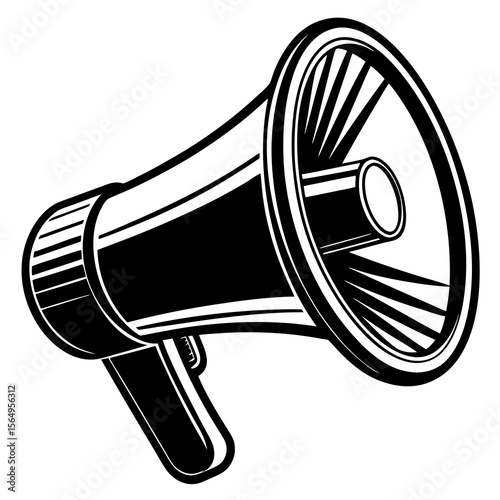 megaphone isolated on white background