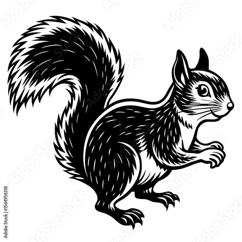 Wallpaper Mural squirrel with nut Torontodigital.ca