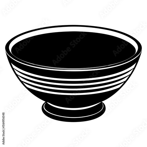 ceramic bowl isolated on white