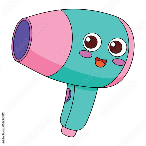 A hair dryer is a handheld device that blows warm air to quickly dry and style hair, making grooming faster and easier with adjustable heat and speed settings.
