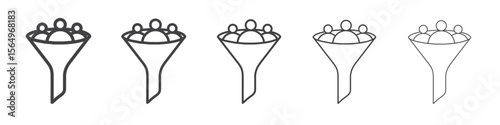 laurel wreath icon Line graphics illustration symbol
