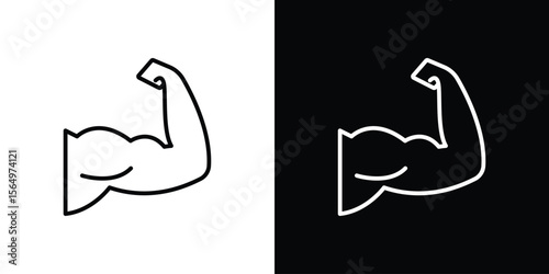 Arm icon logo element. Vector illustration. EPS10