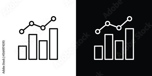 Benchmarking icon logo element. Vector illustration. EPS10