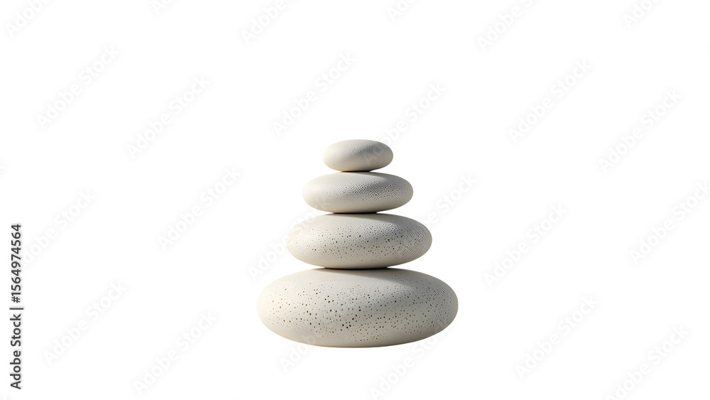 Stacked stones zen balance white background meditation spa wellness relaxation harmony peace 100 character on transparent background Stacked stones zen balance white background meditation spa wellness relaxation harmony peace 100 character on transparent background