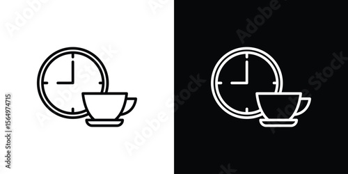 Break icon logo element. Vector illustration. EPS10