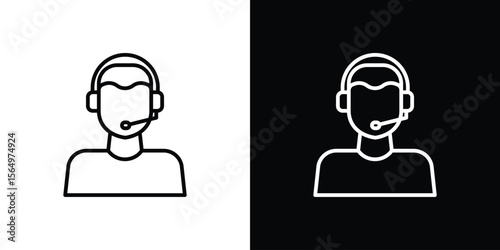 Callcenter icon logo element. Vector illustration. EPS10