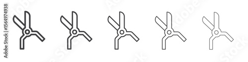 pruner icon Line graphics illustration symbol