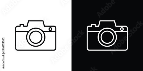 Camera icon logo element. Vector illustration. EPS10