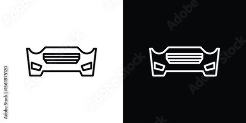 Car bumper icon logo element. Vector illustration. EPS10