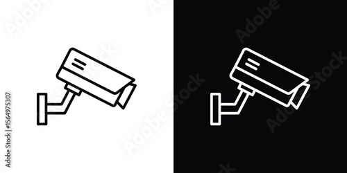 CCTV icon logo element. Vector illustration. EPS10